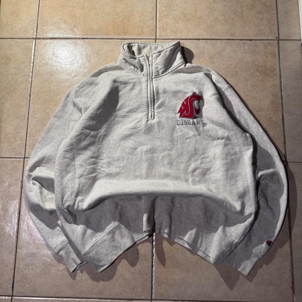 Vintage y2k off white champion sweatshirt Size L in Mens
